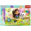 Puzzle 100 Glitter brokatowa Gabi Koci domek Gabby